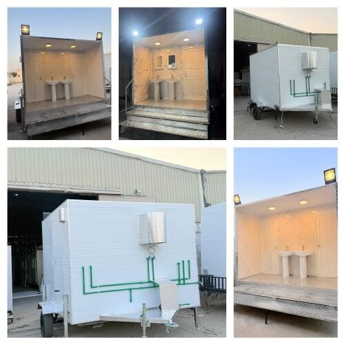 Caravan toilets &kitchen