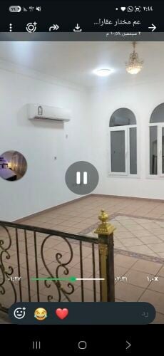 For rent in Al-Thumama: half a vill