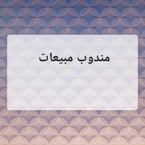 مندوب مبيعات