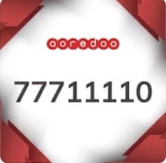 ooredoo vip special number 77711110