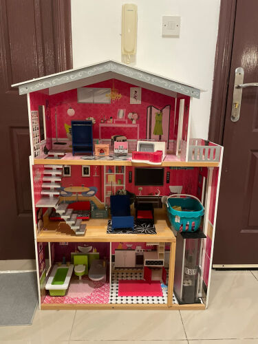 Large Fully Furnished Dollhouse for