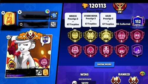 A tier Brawl stars Account for sale