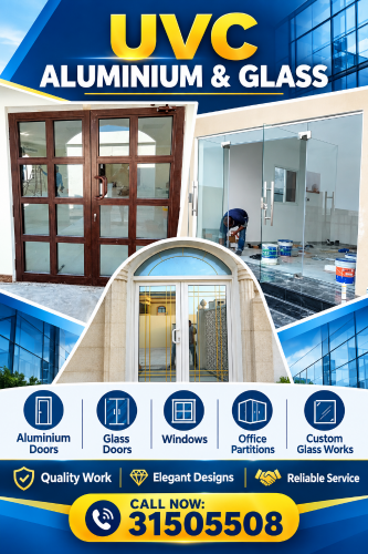 UPVC aluminium  and glass work