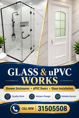 UPVC aluminium and glass work