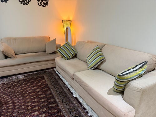 pan home sofa 3seater + 2seater