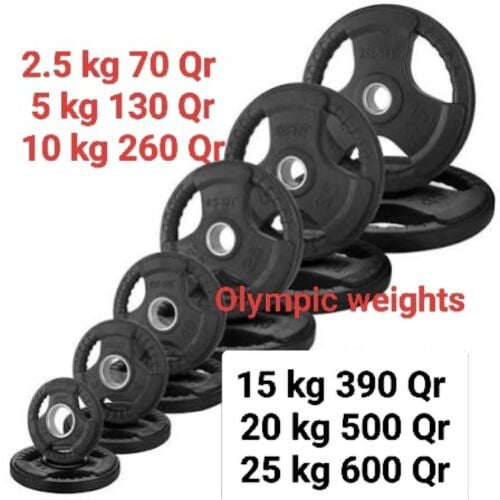 weights and barbell and dumbbell
