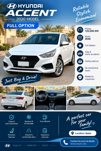 Hyundai accent full options