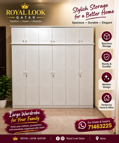Spacious & stylish Wardrobe
