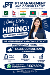 IMMEDIATE HIRING  SALES CONSULTANT