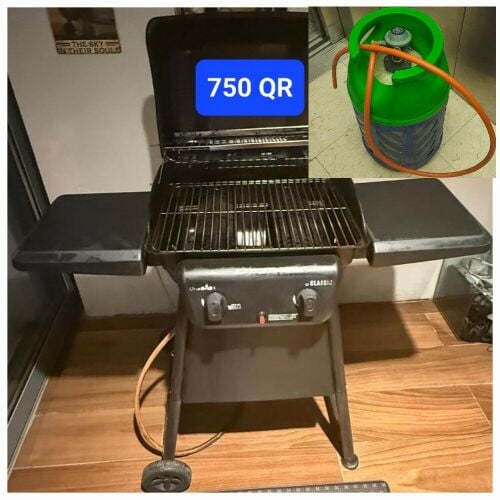 CHARBROIL BBQ GRILL , GAS CYLINDER