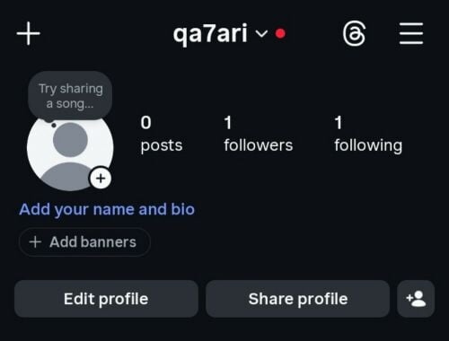 Instagram Username qa7ari