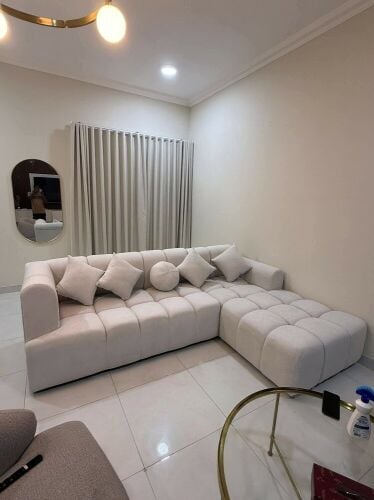 Beautiful L-shape sofa available