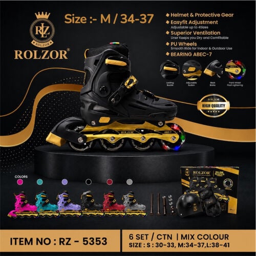 ROLZOR Adjustable Kids Inline Skate