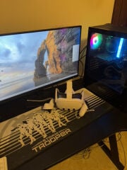 pc vrquest3 128gb moniter180hz0.5ms