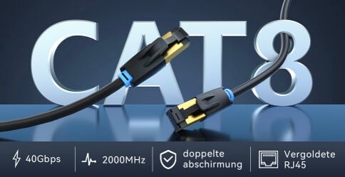 Cat 8 High-Speed Cable| Fast Stable