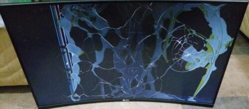 broken 32 inch gaming monitor QHD