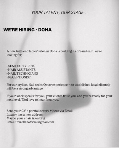 Senior Hairdresser / Make up Artist