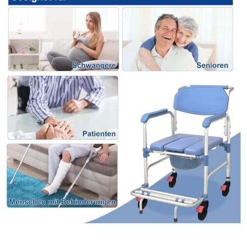 Shower chair for the elderly