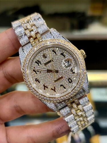 Rolex Full Stone Arabic Dial