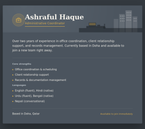 Administrative Coordinator