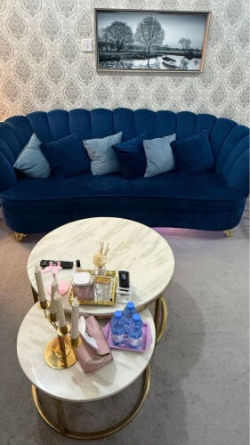 sofa with table