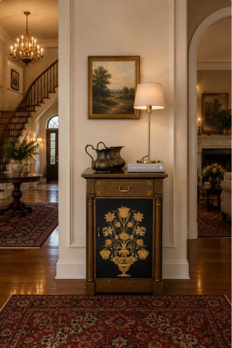 vintage hallway