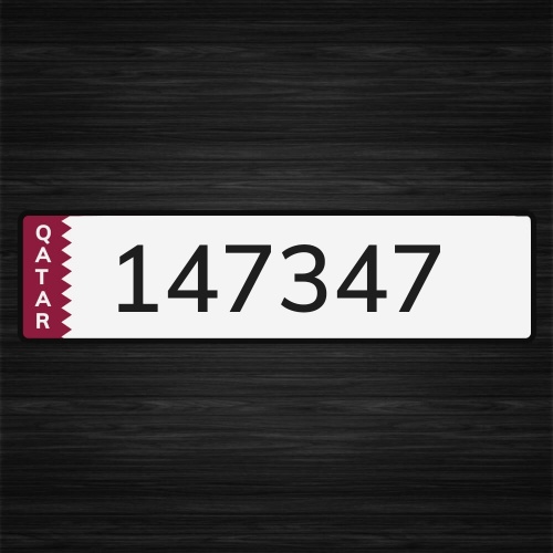 number plat 147347