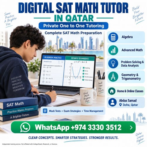 SAT Math Tutor in Qatar