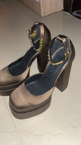 Versace platform heels  