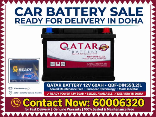 Qatar battery for sale 
