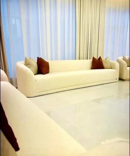 Custom made curtains and blinds wit