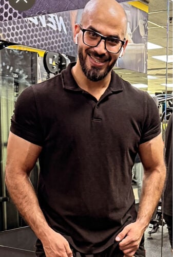 Bodybuilder trainer