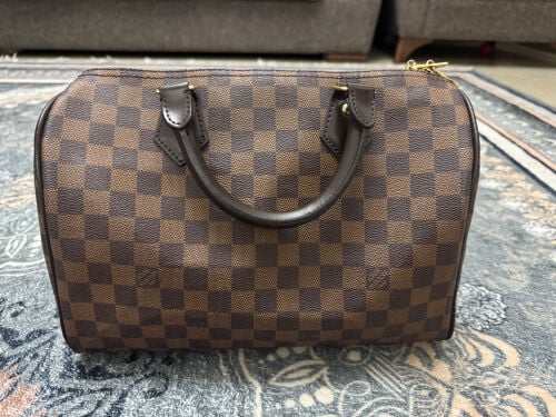 speedy bandoulière 30 damier ebene 