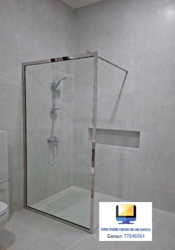 Glass, Aluminium & Mirror Works.