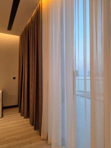 Curtains and Carpet and blinds