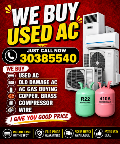 We are buying all type of ac