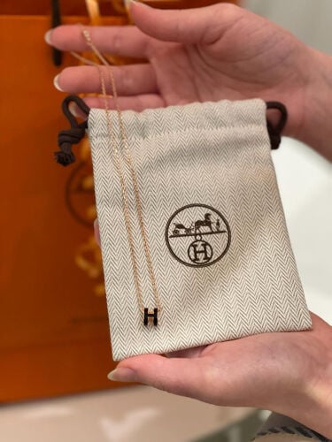 Hermes Mini Pop H Pendant Necklace 