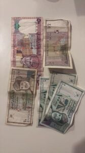 Old Omani Rial Banknotes