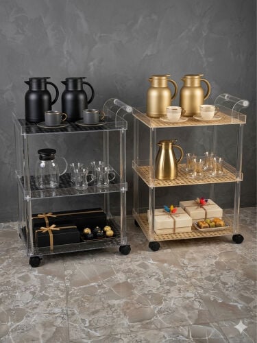 custome acrylic home trolley gift
