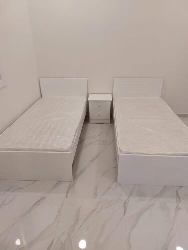 New wooden Bed,Steel bed,cupboard