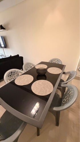 1 Outdoor Table + 6 Chairs 