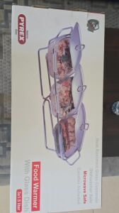 Pyrex 3-Piece Glass Food Warmer Set