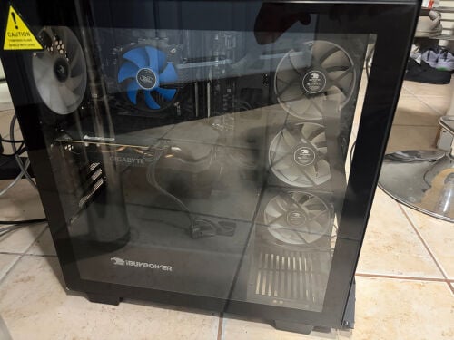 gaming pc and gaming chair 