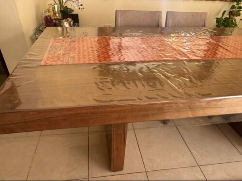 Walnut wood dining table
