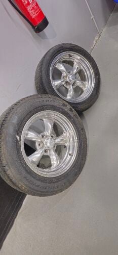 American racing rims with tires