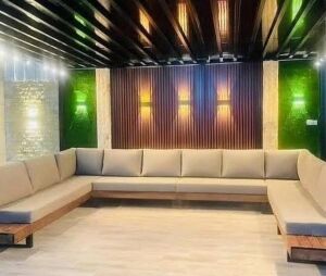 Elegant U-Shaped Sofa set