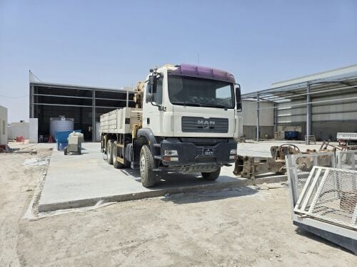 2008 MAN boom truck with crane