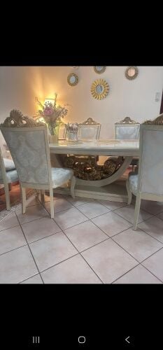 8 seater dining table with chairs