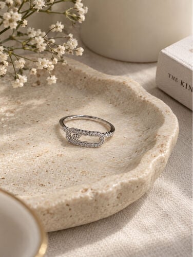 Messika silver plated ring
