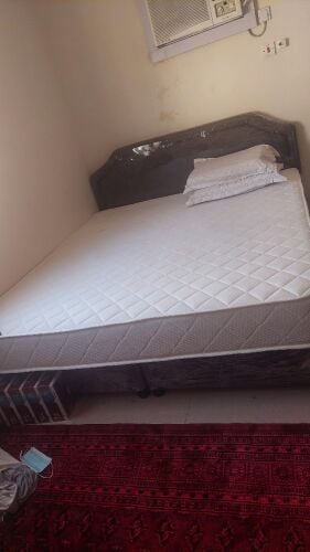 double bed with mattress